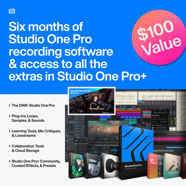 Presonus AudioBox GO™ Creator Bundle, Black