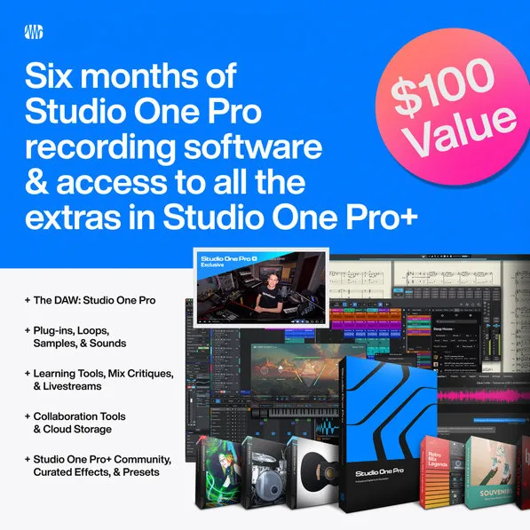 Presonus AudioBox GO™ Creator Bundle, Black