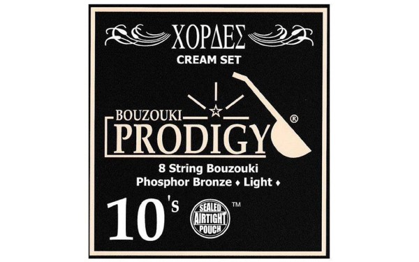 Prodigy Cream Light, Струни за бузуки 10-28, Phosphor Bronze