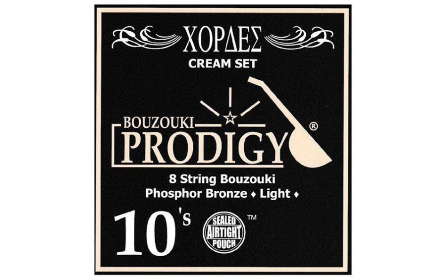 Prodigy Cream Light, Струни за бузуки 10-28, Phosphor Bronze