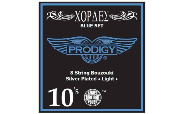 Prodigy Blue Silver Light, Струни за бузуки 10-28