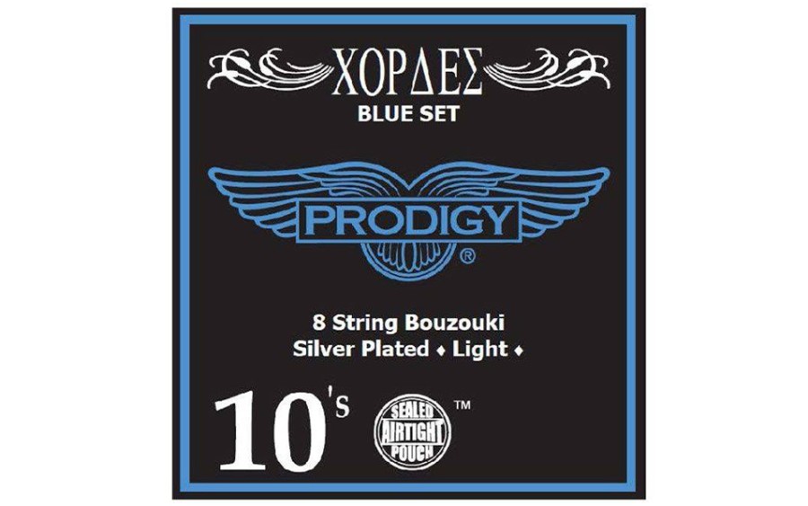 Prodigy Blue Silver Light, Струни за бузуки 10-28