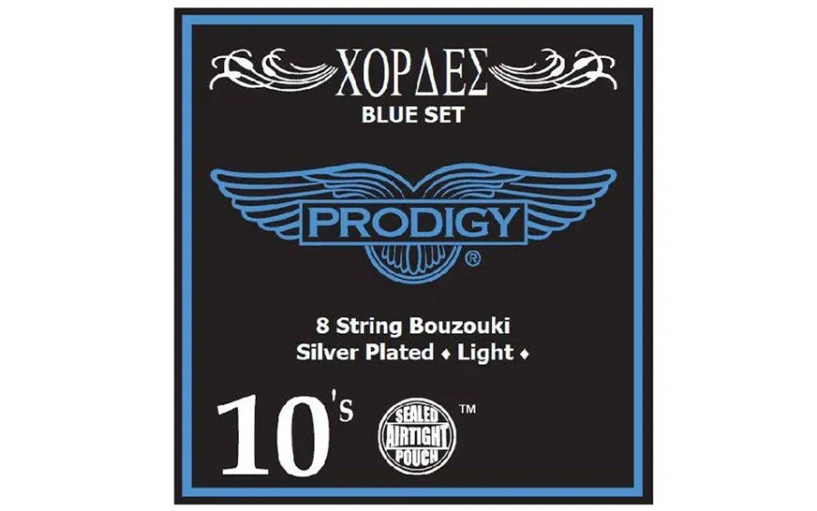 Prodigy Blue Silver Light, Струни за бузуки 10-28