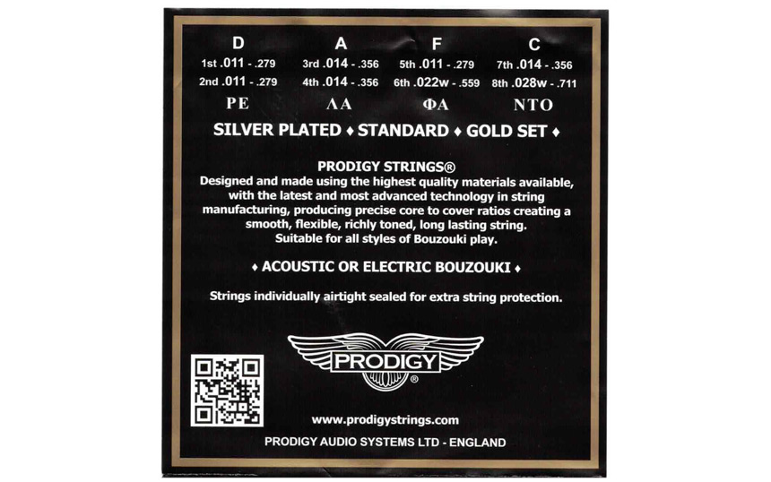 Prodigy Gold, Струни за бузуки 11-28