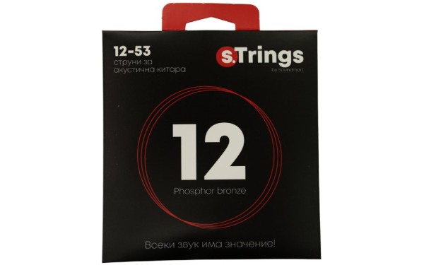 s.Trings SMА-012PB, Струни за акустична китара 12-53, Phosphor Bronze