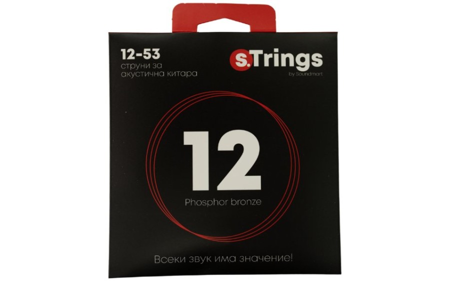 s.Trings SMА-012PB, Струни за акустична китара 12-53, Phosphor Bronze