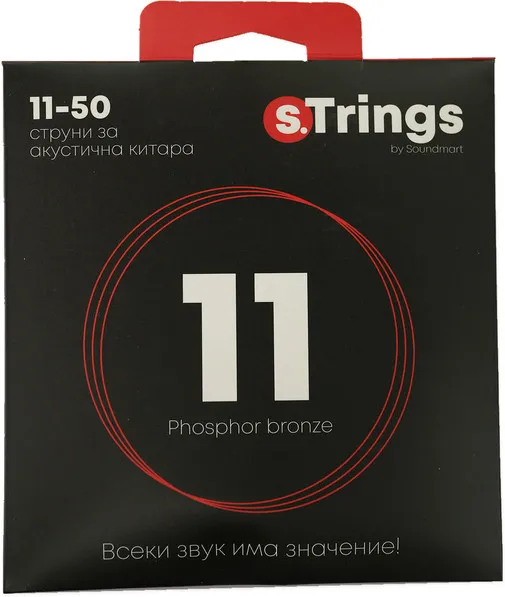 s.Trings SMА-011PB, Струни за акустична китара 11-50, Phosphor Bronze