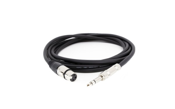 s.Cab MC629-1, XLR-F / 6.3mm TRS, 1m