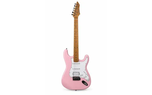 Електрическа китара Soundmart SME-G2S-PK, Тип Stratocaster HSS, Розова