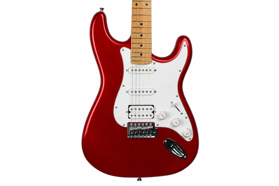 Електрическа китара Soundmart SME-G2S-RD, Тип Stratocaster HSS, Червена
