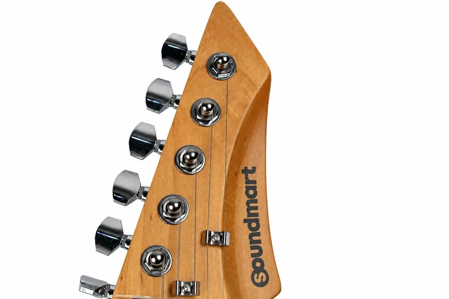 Електрическа китара Soundmart SME-G2S-RD, Тип Stratocaster HSS, Червена