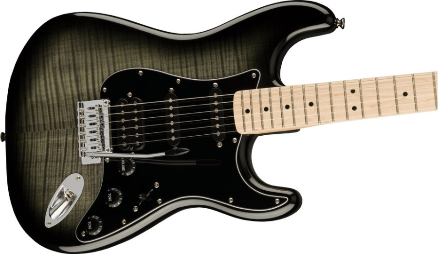 Squier Affinity Stratocaster FMT HSS BK
