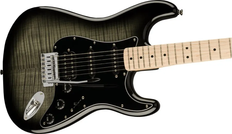 Squier Affinity Stratocaster FMT HSS BK