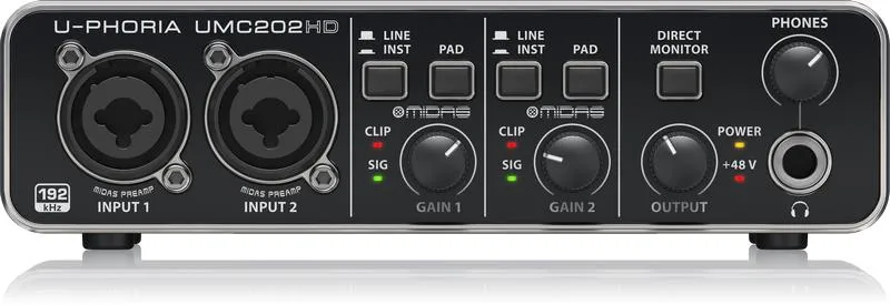 Behringer UMC 202 HD