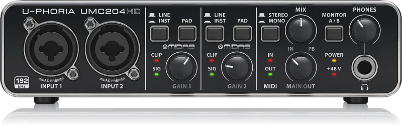 Behringer UMC 204 HD