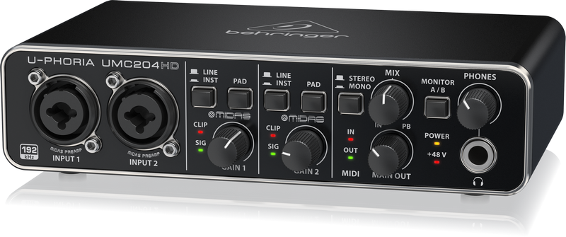 Behringer UMC 204 HD