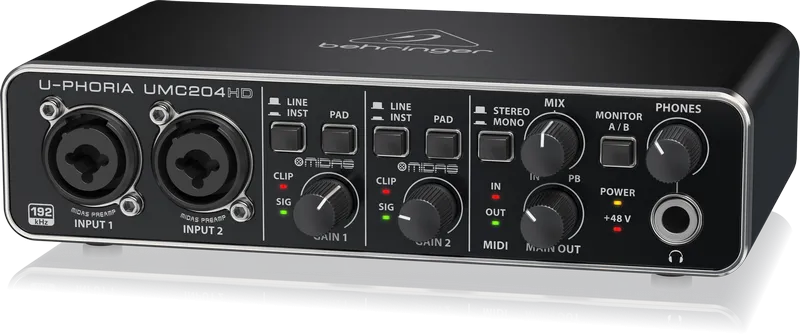 Behringer UMC 204 HD