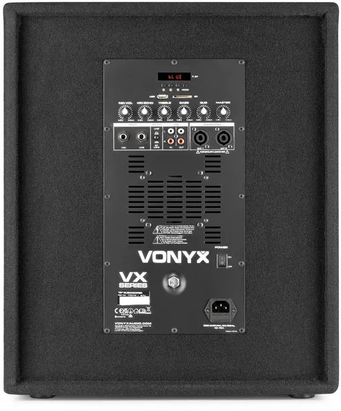 Vonyx VX1015BT 2.1 Активна система за озвучаване, 15", 1000W