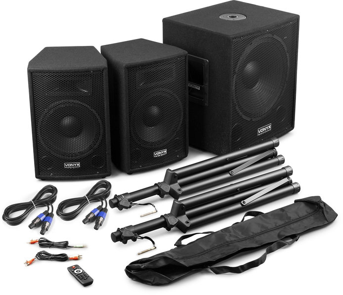 Vonyx VX1015BT 2.1 Активна система за озвучаване, 15", 1000W