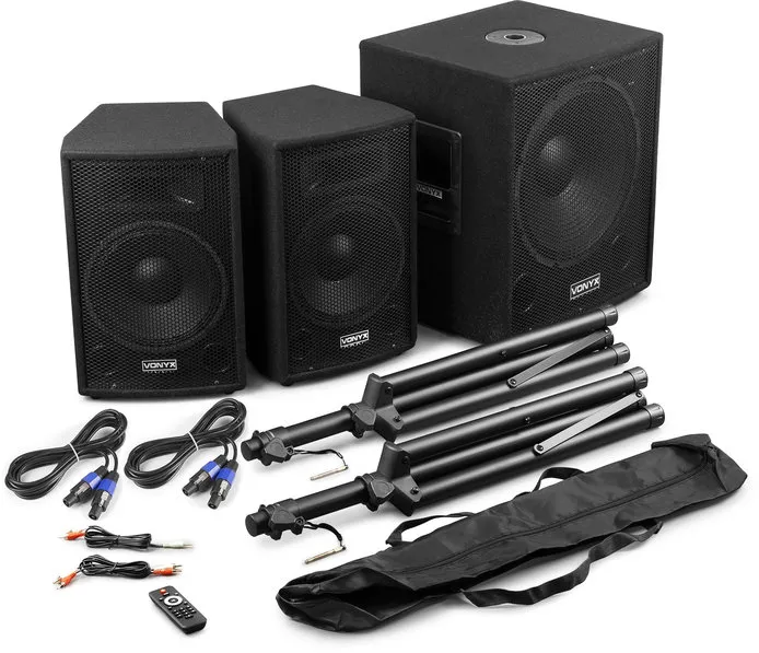 Vonyx VX1015BT 2.1 Активна система за озвучаване, 15", 1000W