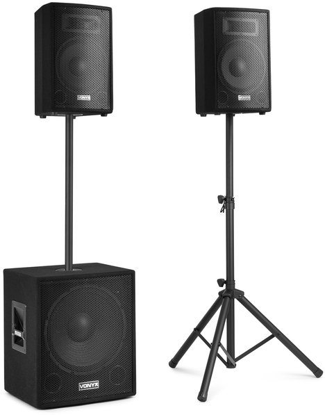 Vonyx VX1015BT 2.1 Активна система за озвучаване, 15", 1000W