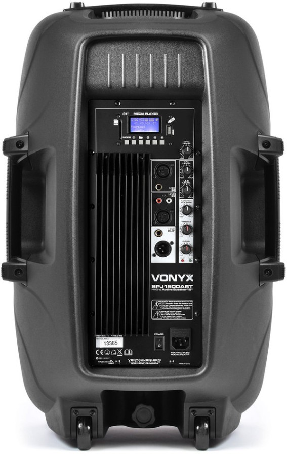 Vonyx SPJ-1500ABT MP3, Активна тонколона 15", 800W