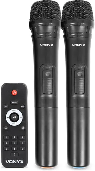 Vonyx SPJ-PA915 Активна тонколона 15", 700W, USB, Вградени микрофони, Батерия