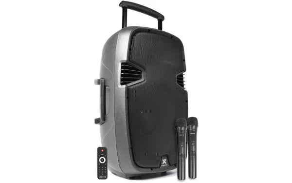 Vonyx SPJ-PA915 Активна тонколона 15", 700W, USB, Вградени микрофони, Батерия