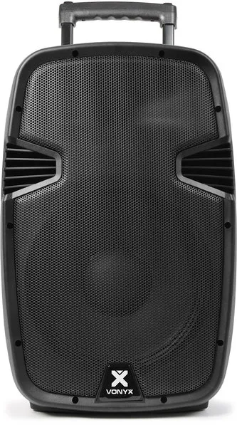 Vonyx SPJ-PA912 Активна тонколона 12", 500W, USB, Вградени микрофони, Батерия