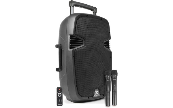 Vonyx SPJ-PA912 Активна тонколона 12", 500W, USB, Вградени микрофони, Батерия