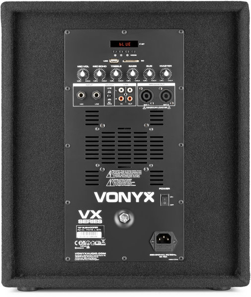 Vonyx VX0812BT 2.1 Активна система за озвучаване, 12", 800W