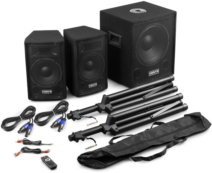 Vonyx VX0812BT 2.1 Активна система за озвучаване, 12", 800W