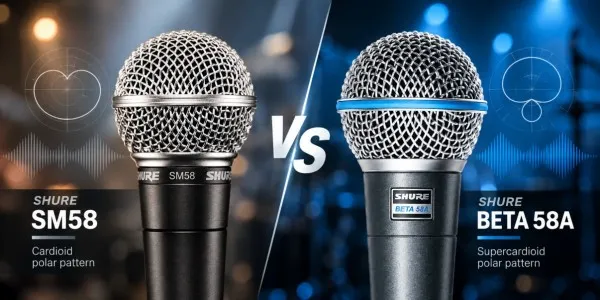 Shure SM58 срещу Beta 58A – каква е разликата и кой микрофон да изберем?