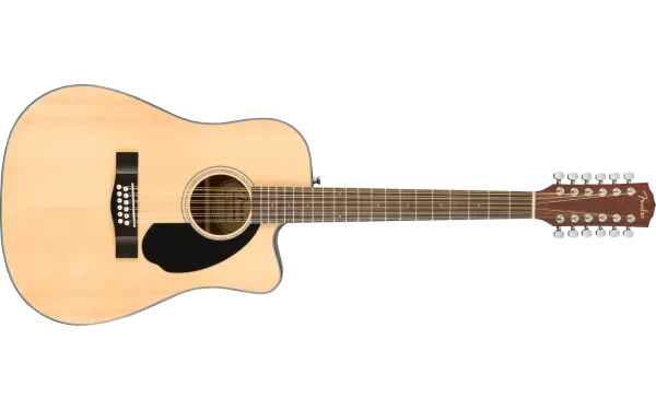 Fender CD-60SCE Dreadnought 12-string, Walnut Fingerboard, Natural