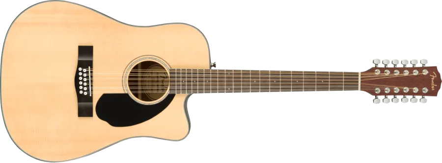 Fender CD-60SCE Dreadnought 12-string, Walnut Fingerboard, Natural