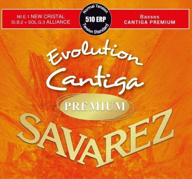 Savarez 510ERP Evolution Cantiga Premium, Струни за класическа китара, Нормално напрежение