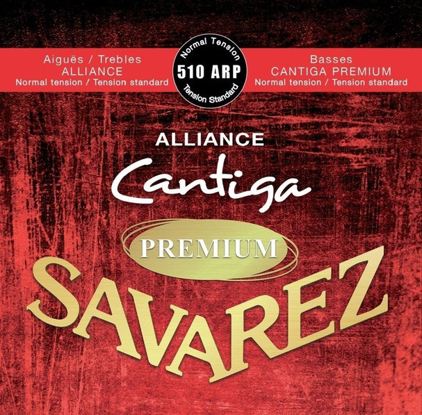 Savarez 510ARP Alliance Cantiga Premium, Струни за класическа китара, Нормално напрежение