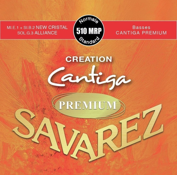 Savarez 510MRP Cretation Cantiga Premium, Струни за класическа китара, Нормално напрежение