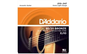 Daddario EJ10, Струни за акустична китара 10-47