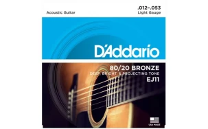 Daddario EJ11, Струни за акустична китара 12-53