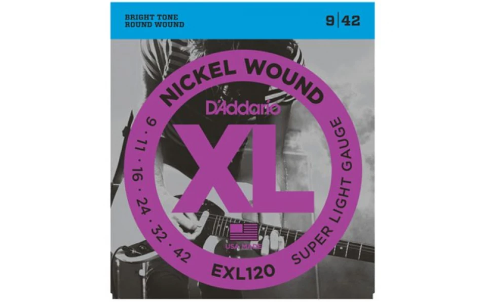 Daddario EXL120, Струни за електрическа китара 09-42