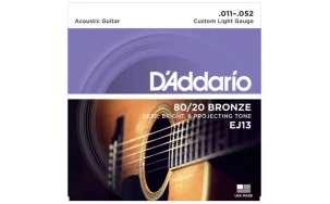 Daddario EJ13, Струни за акустична китара 11-52
