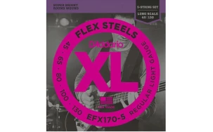 Daddario EFX170-5, Струни за бас китара 45-130