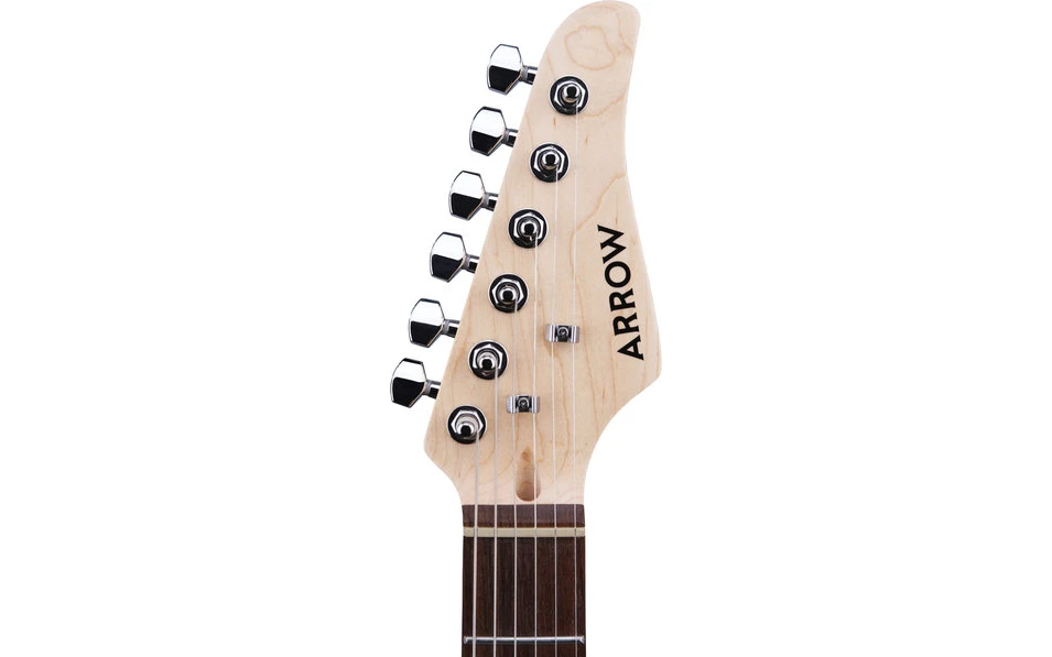 Комплект електрическа китара Arrow Tonecaster ST 111 Bubblegum R/W, Jeremi GA-10