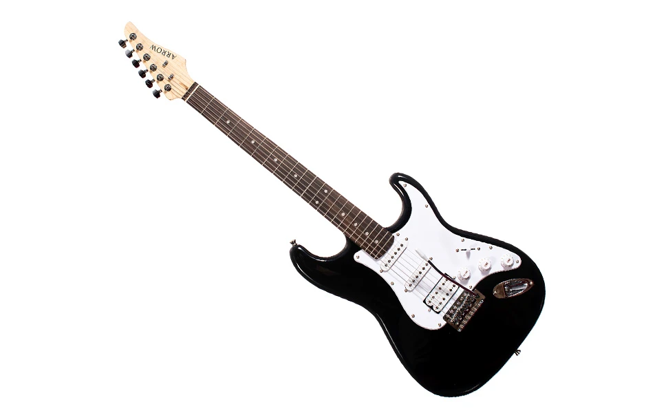 Електрическа китара Arrow Tonecaster ST 211 Abyss Black R/W