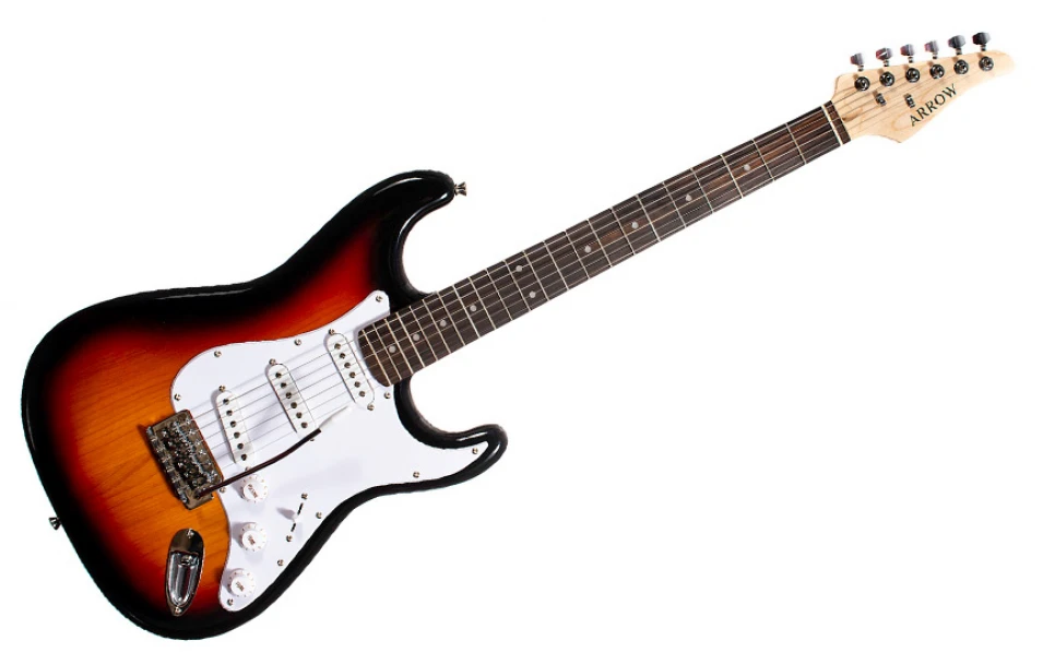 Електрическа китара Arrow ST 111 Amburst Rosewood/White