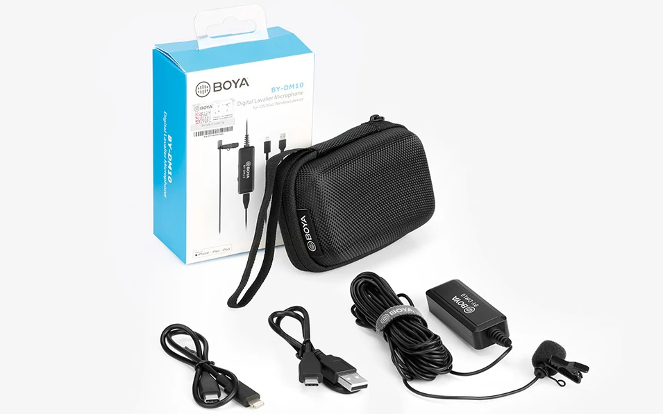 BOYA BY-DM10 - микрофон тип брошка