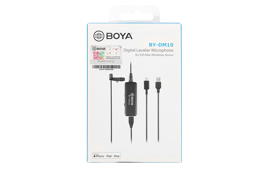 BOYA BY-DM10 - микрофон тип брошка