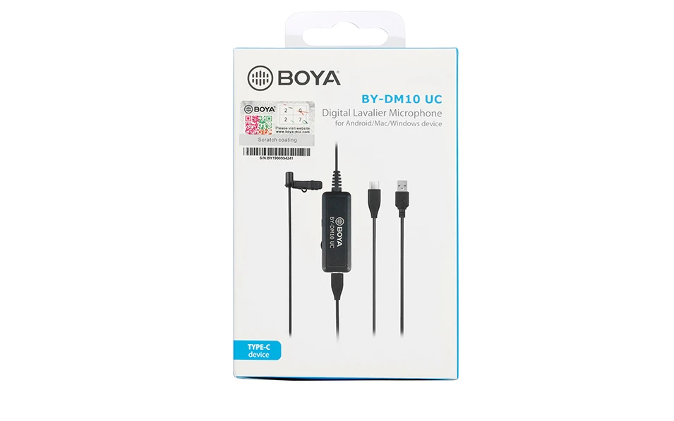 BOYA BY-DM10 UC - микрофон тип брошка