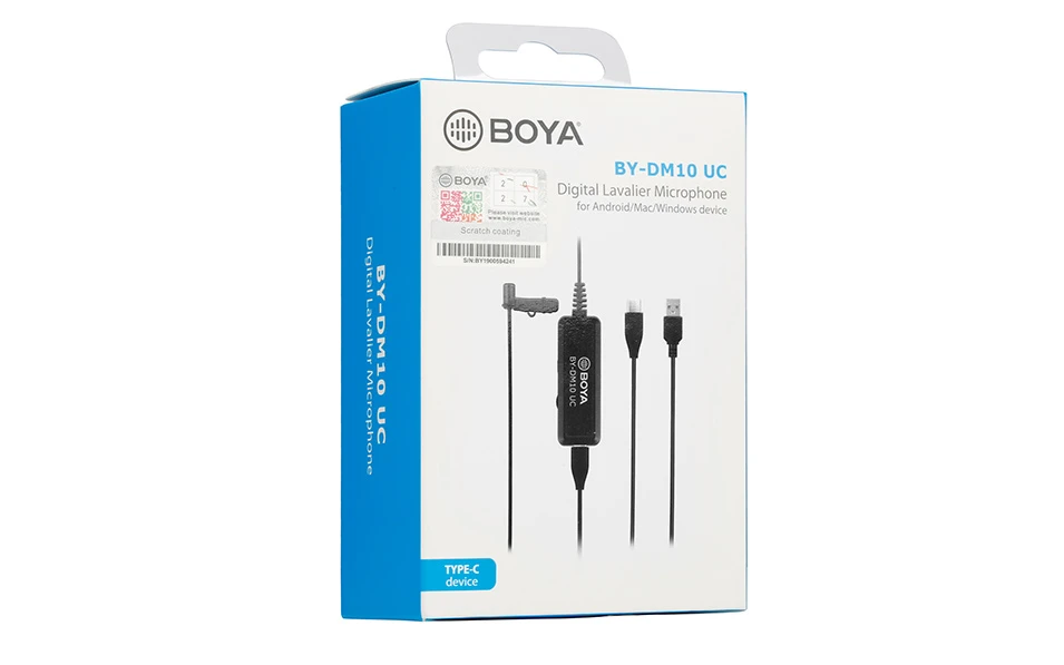 BOYA BY-DM10 UC - микрофон тип брошка